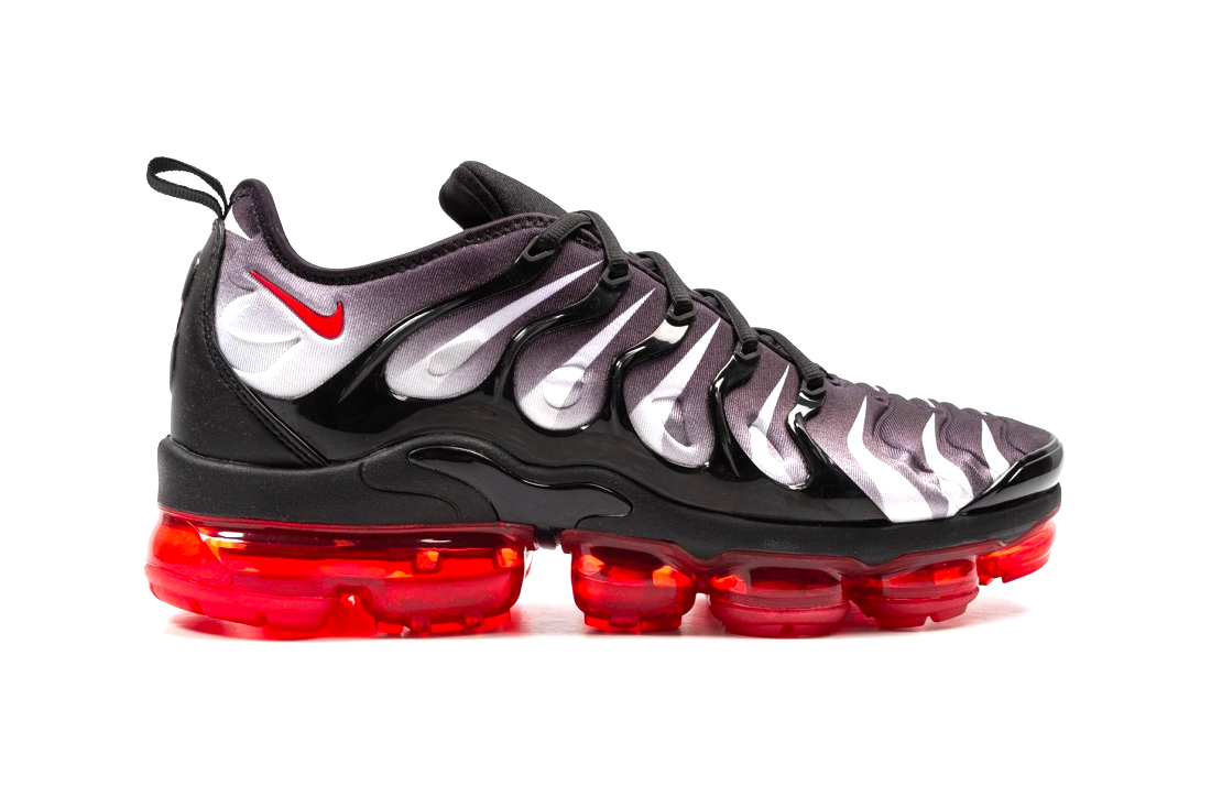 vapormax plus red shark tooth