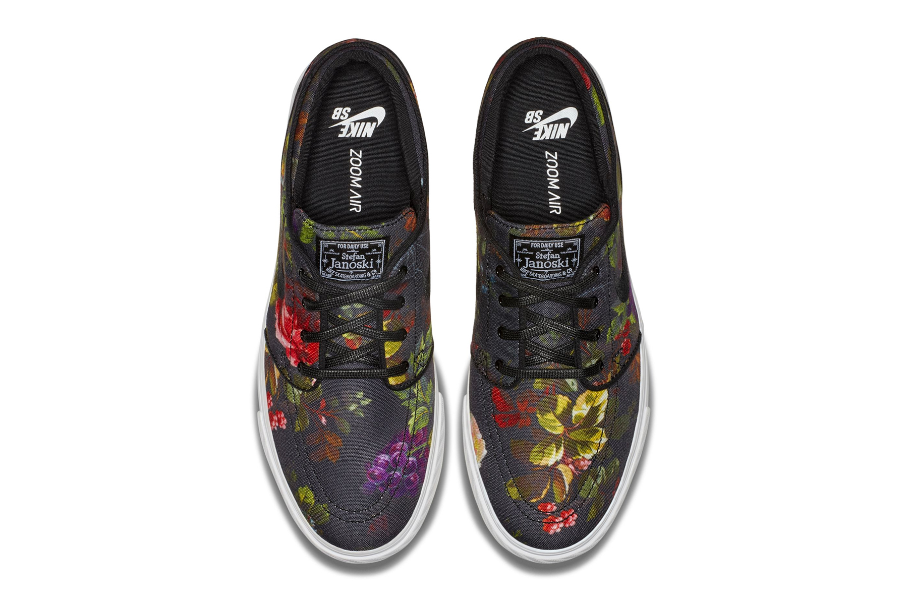 nike floral shoes janoski