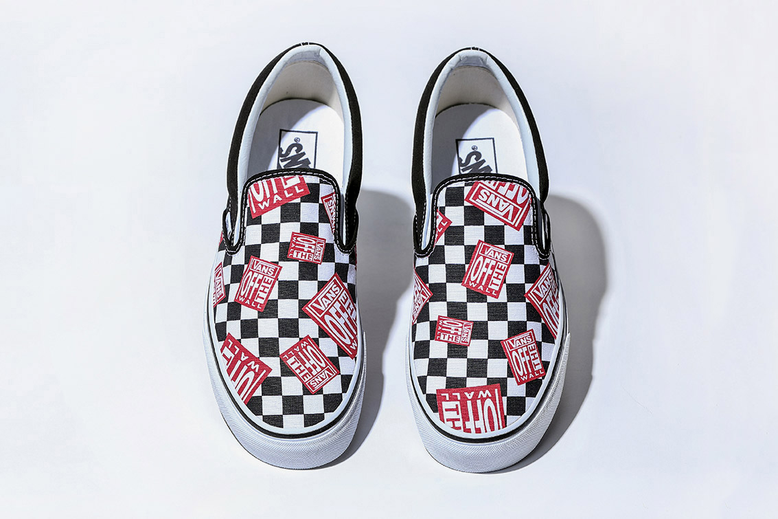vans off the wall slip on