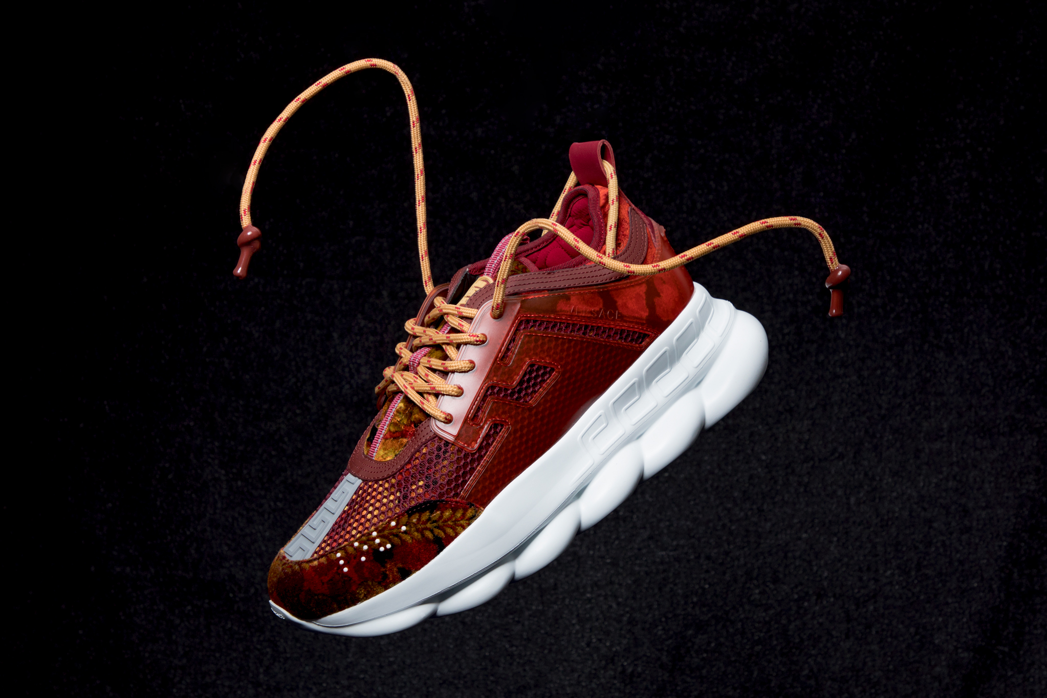 Versace Chain Reaction 2 Chainz Red - Red - Low-top Sneakers