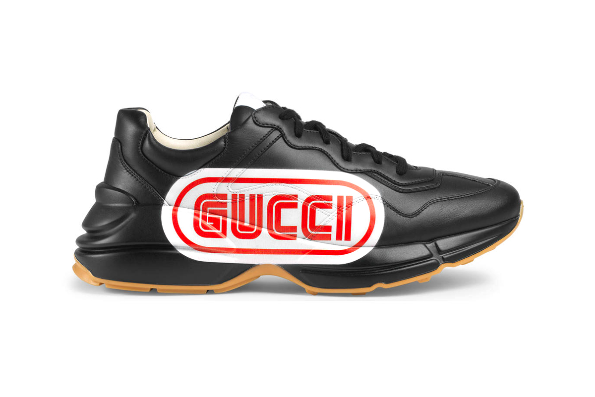 Gucci SEGA Model black leather fall winter 2018 release info sneakers footwear
