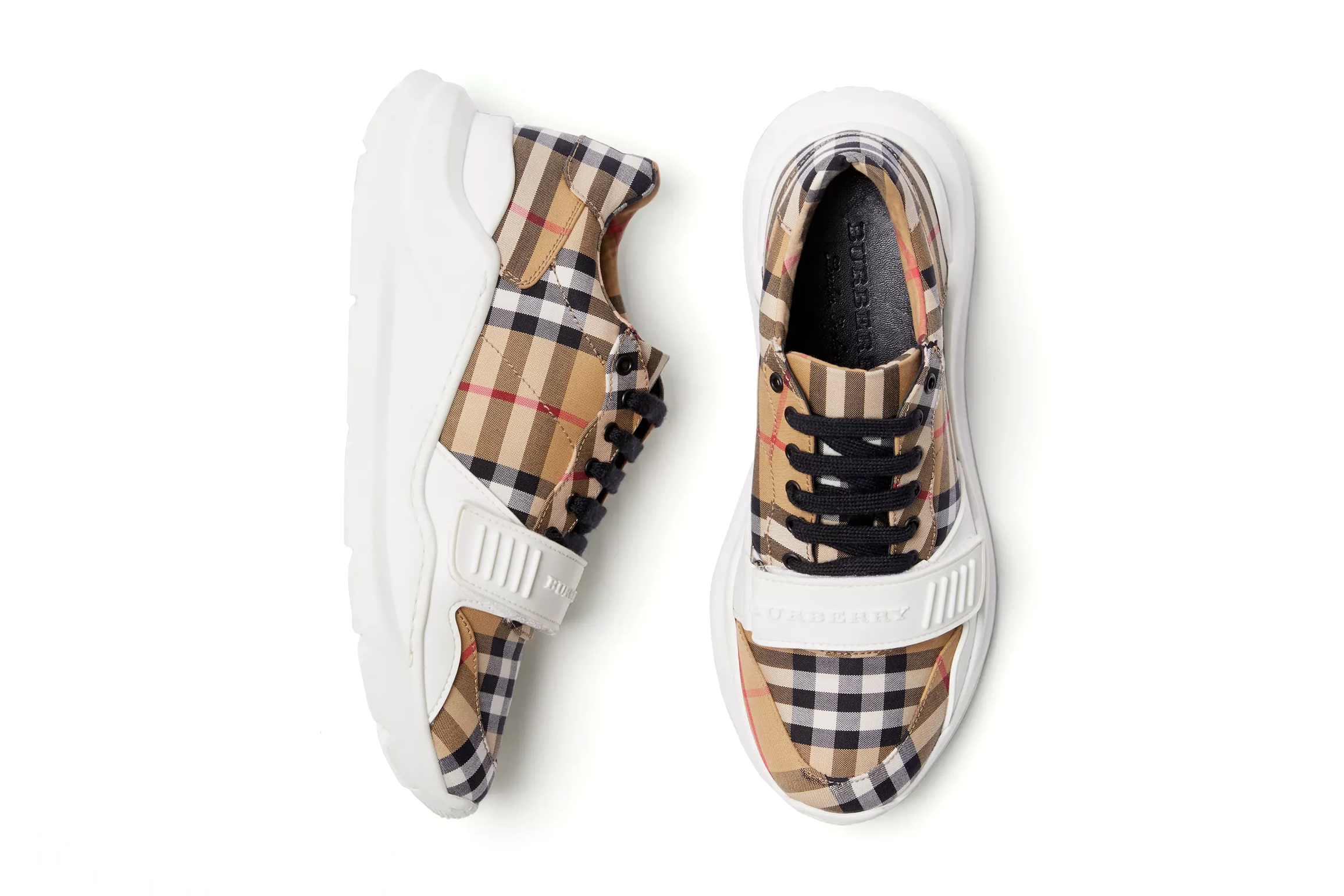 Burberry Vintage Check Cotton Sneakers | Drops | HYPEBEAST