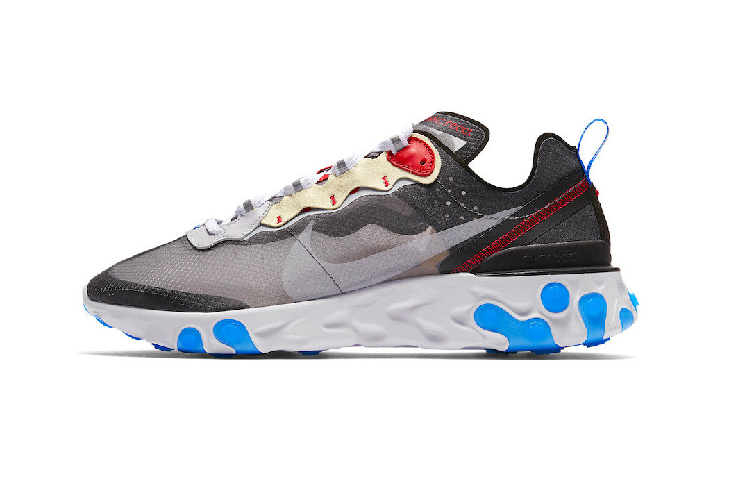 nike react element 87 pink and blue