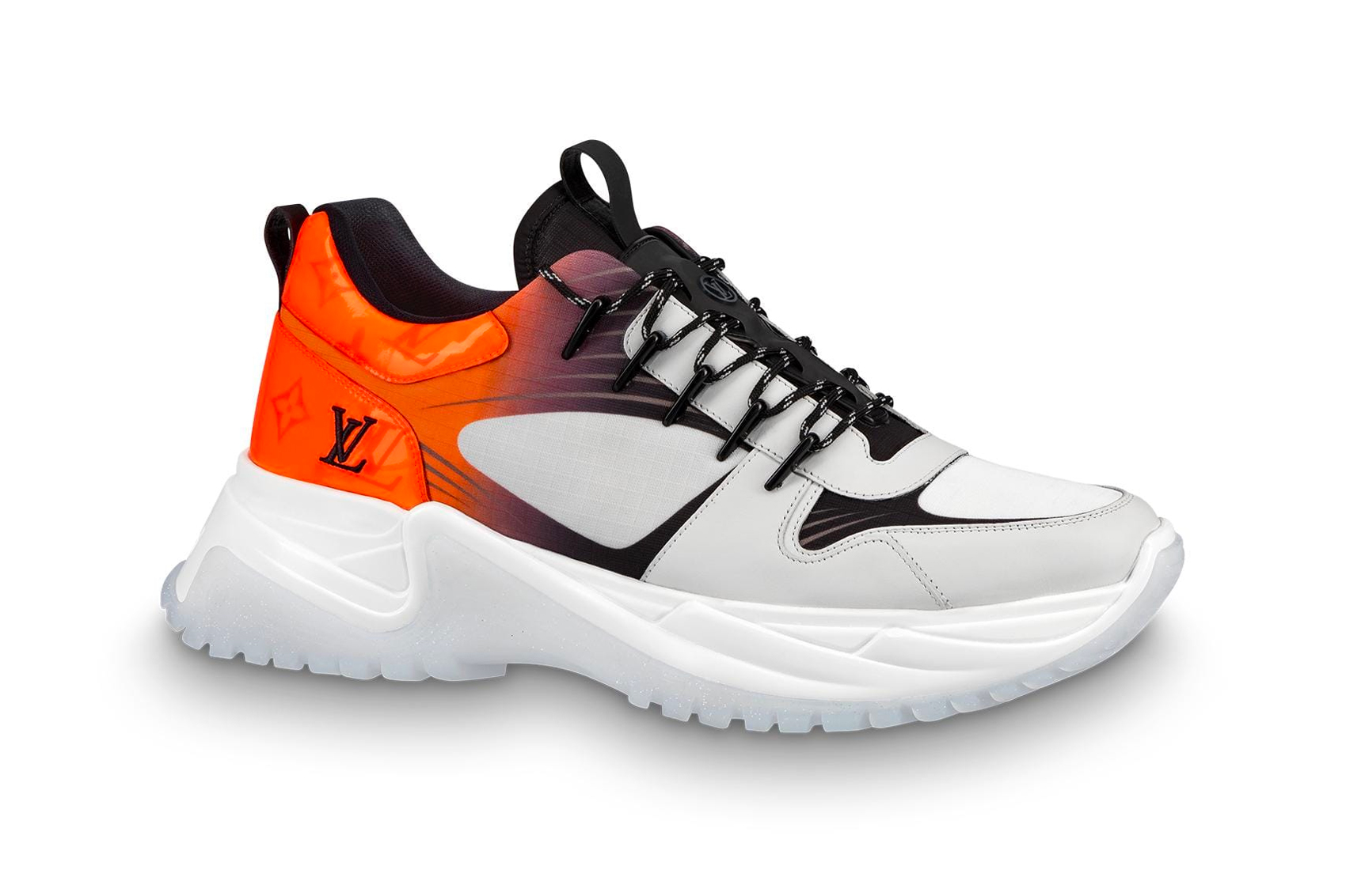 Louis Vuitton Run Away Sneaker Monogram Material Orange For Women LV in  2023