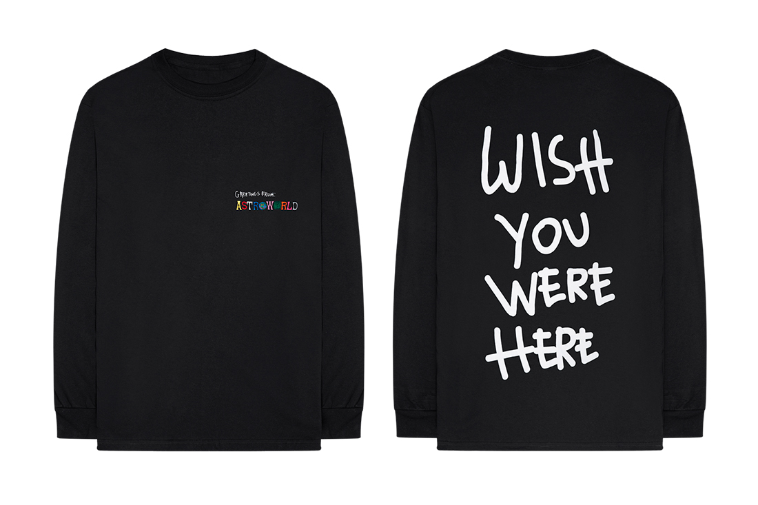 Travis Scott Concert Shirt Astroworld 2018 Wish You Were Here 2018 Tour T  Shirt