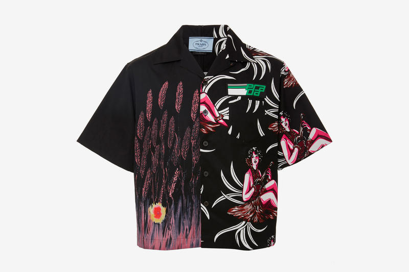 Prada FW18 Hawaiian Cotton Shirt