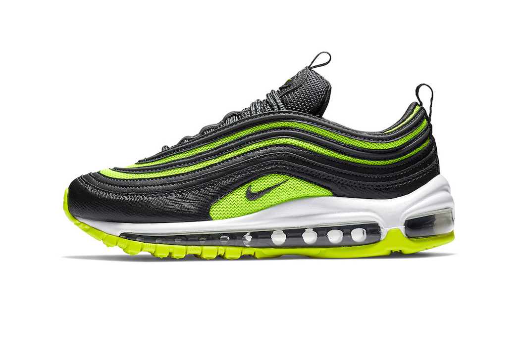 lime green and black nike air max online -