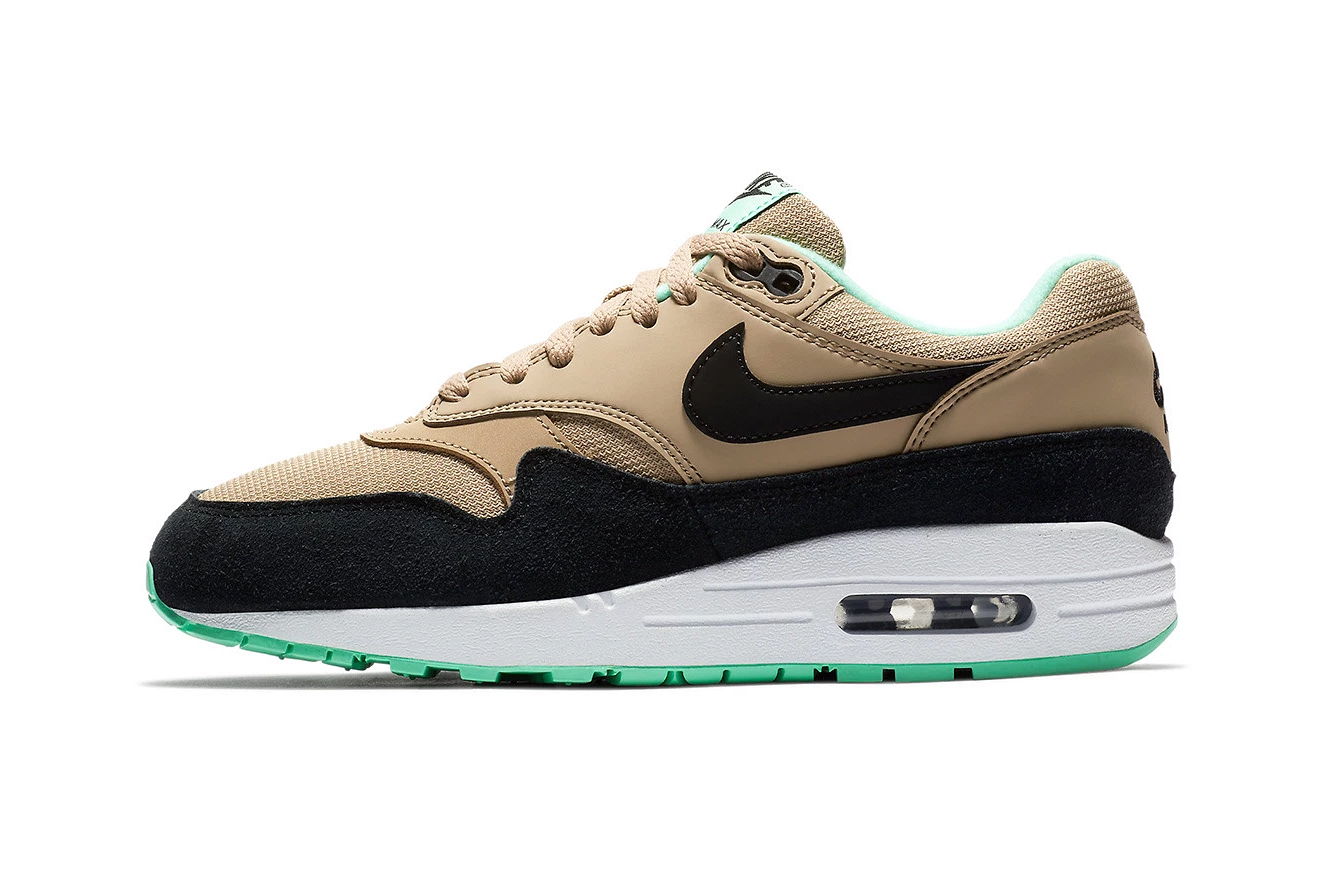 black and mint green nikes
