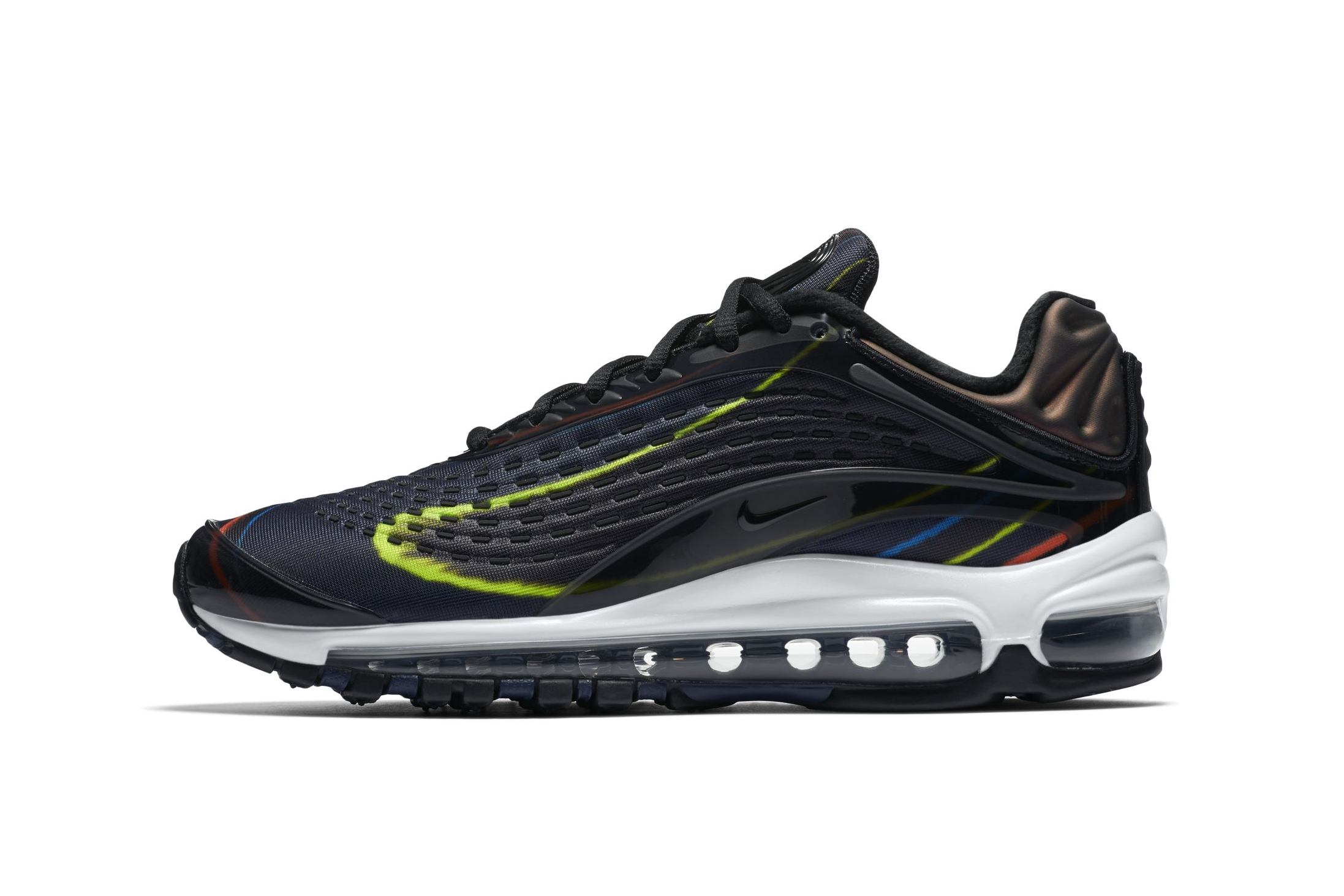 Nike Air Max Deluxe "Black/Midnight Navy/Silver" release date first look sneaker mens womens colorway price purchase retro trainer multicolor