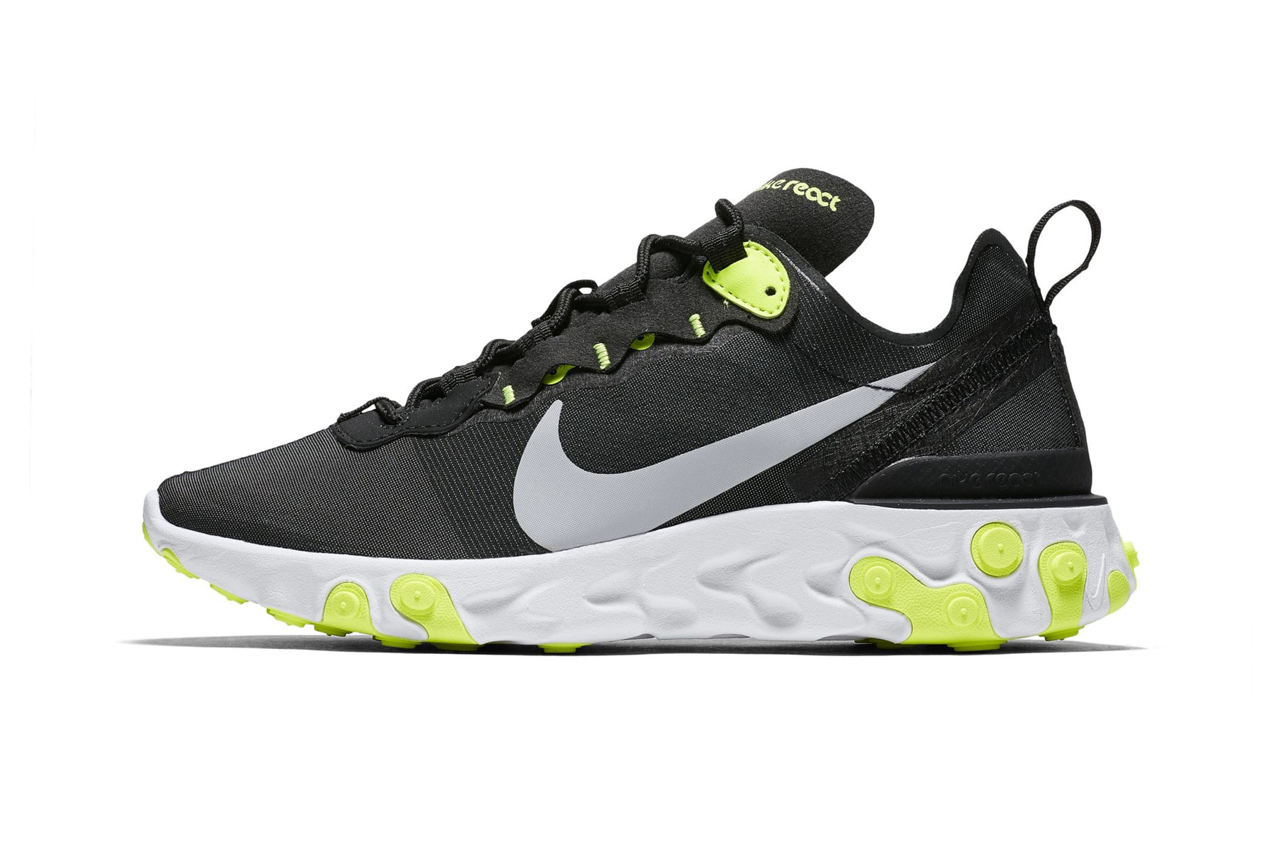 nike react element 55 grey and green