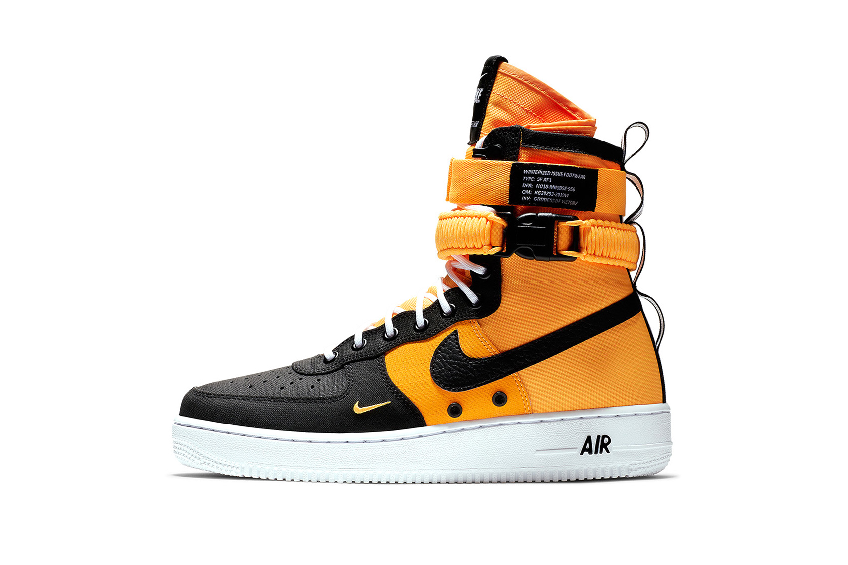 Nike SF AF1 Orange/Black-White For Fall 