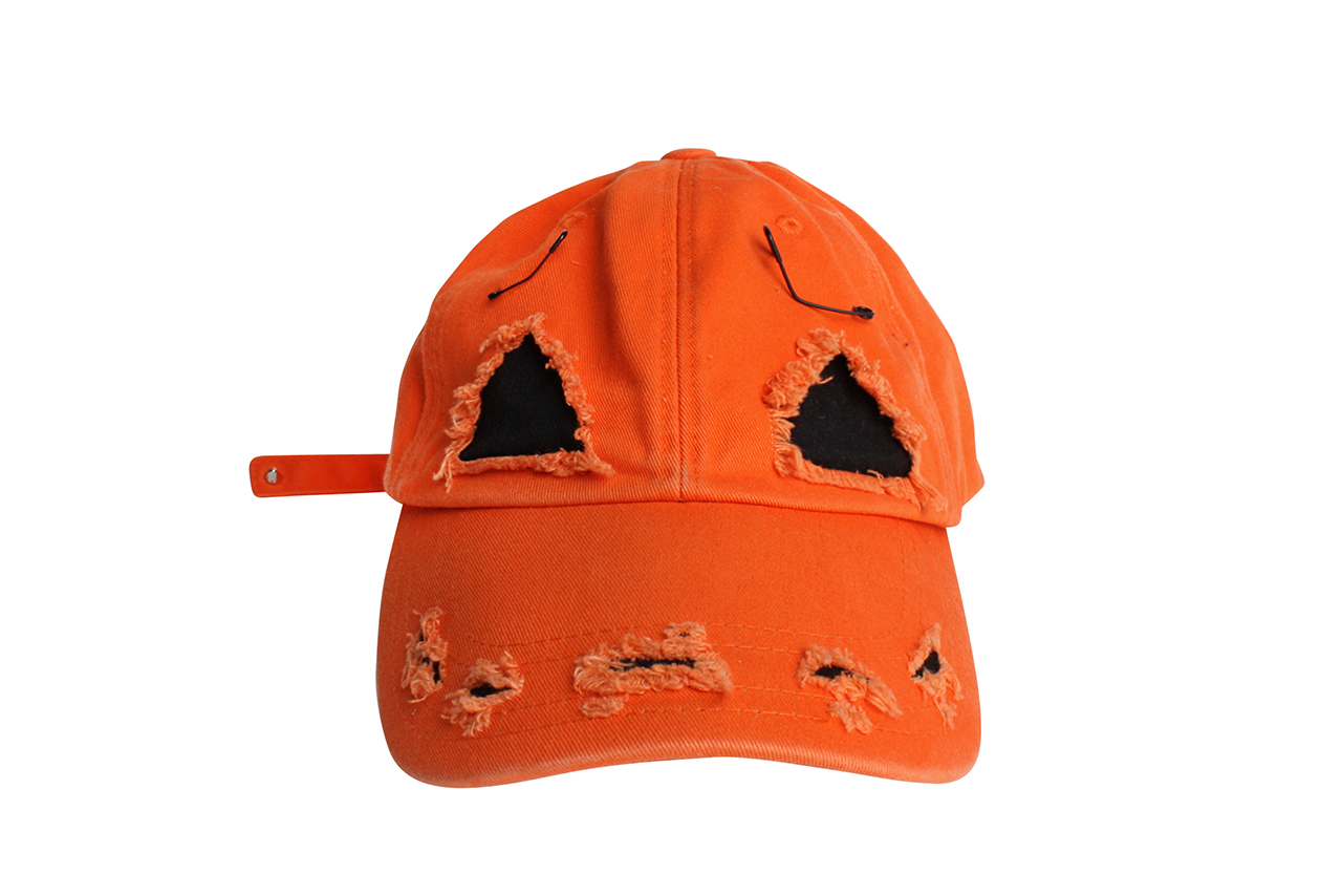 99%IS Halloween Custom Cap Details 99percentis Hat Cop Purchase Buy Webstore $219 USD pumpkin jack o lantern orange