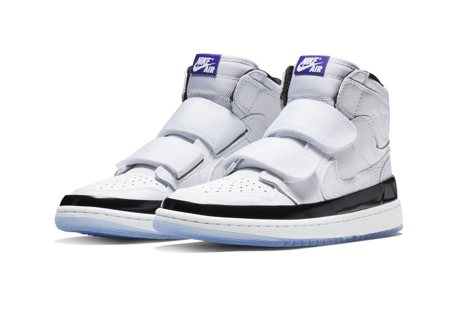 designer Absorb Adult Air Jordan 1 High Double Strap “Concord” | Drops | Hypebeast