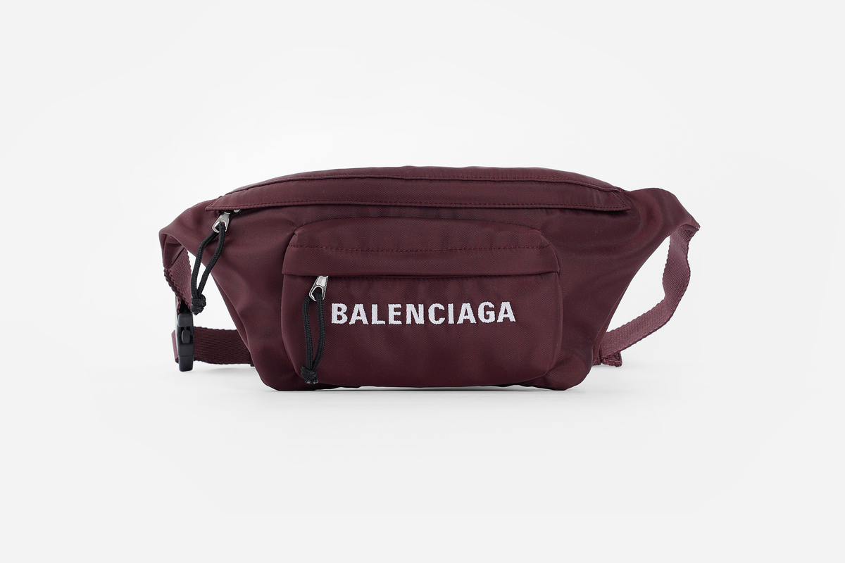 Balenciaga Fall Winter 2018 Belt Bag cross body Burgundy accessories pouches release info