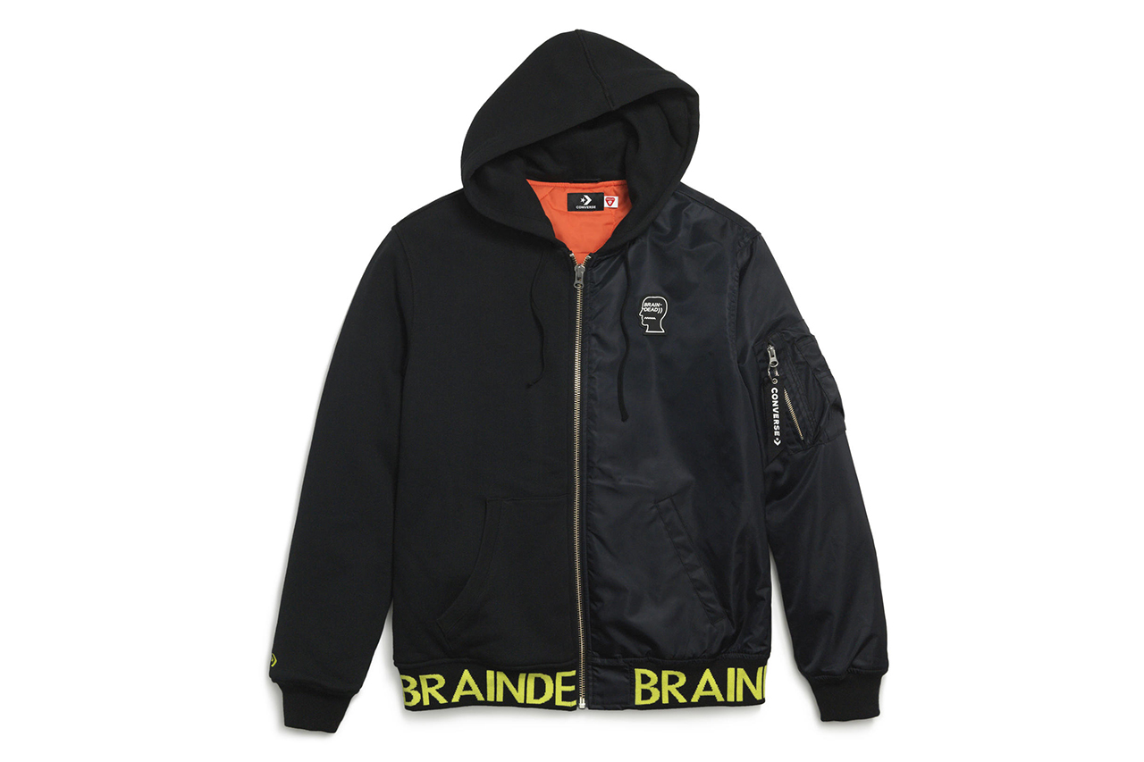 Brain Dead Converse Fall Winter 2018 Collaboration collection drop release date info october 26 2018 shoulder bag tote sweater bomber jacket hoodie sweater patchwork print logo