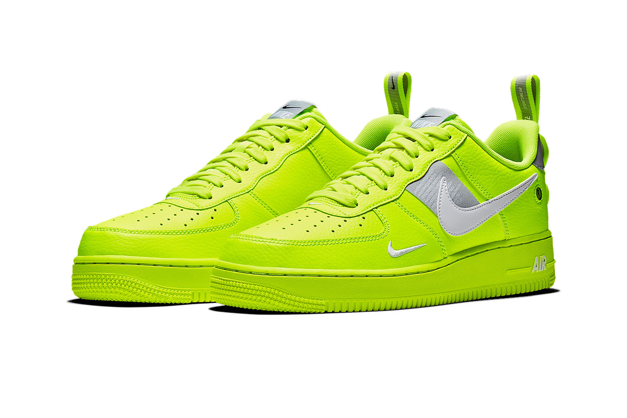 nike air force one utility neon