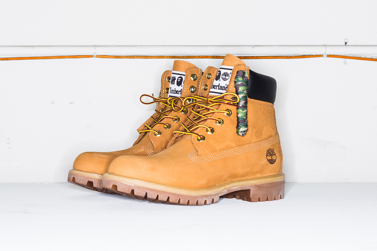 UNDEFEATED x BAPE x Timberland 6" Boot Release | Hypebeast