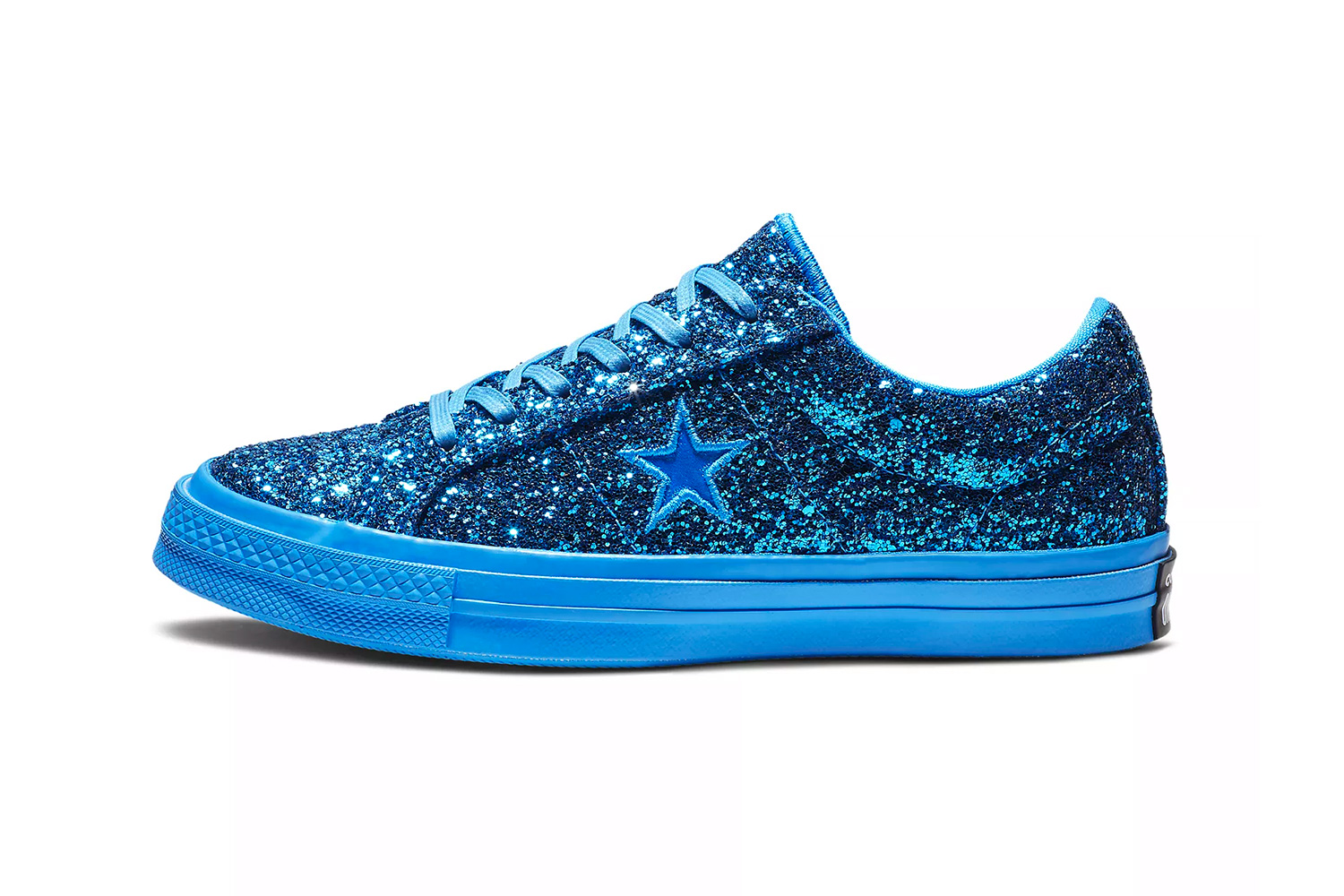 sparkly blue converse