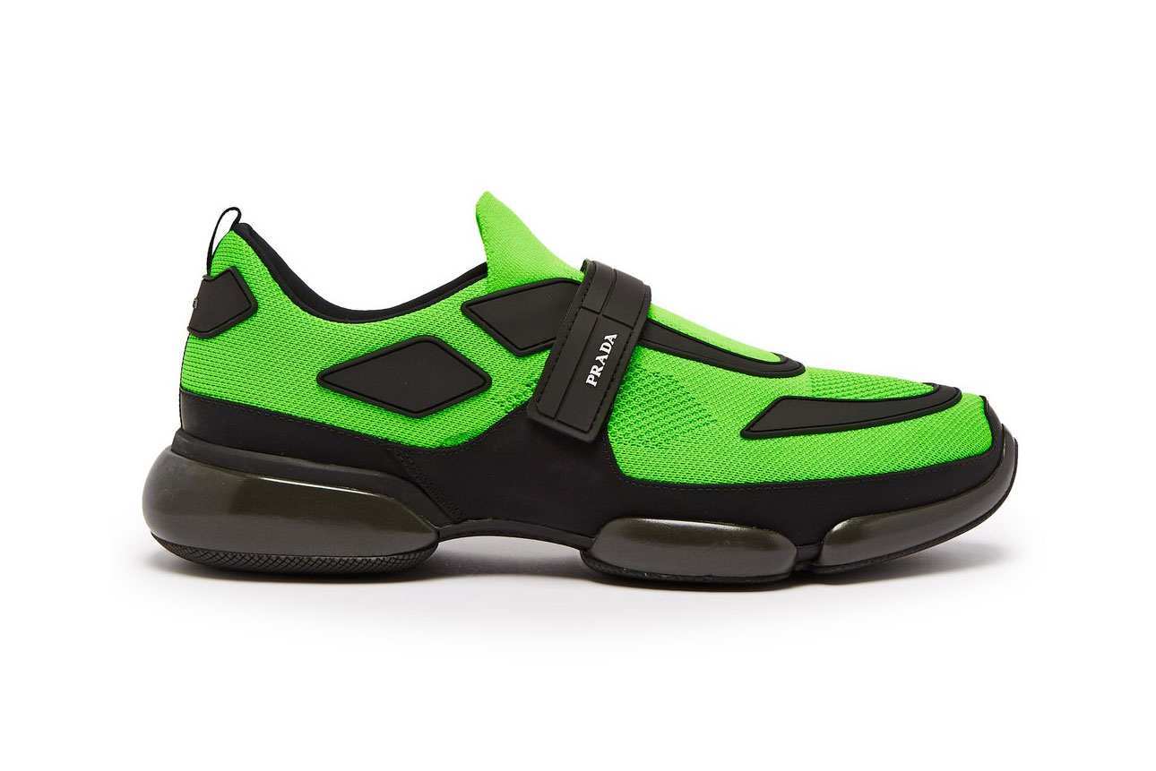 green prada sneakers 
