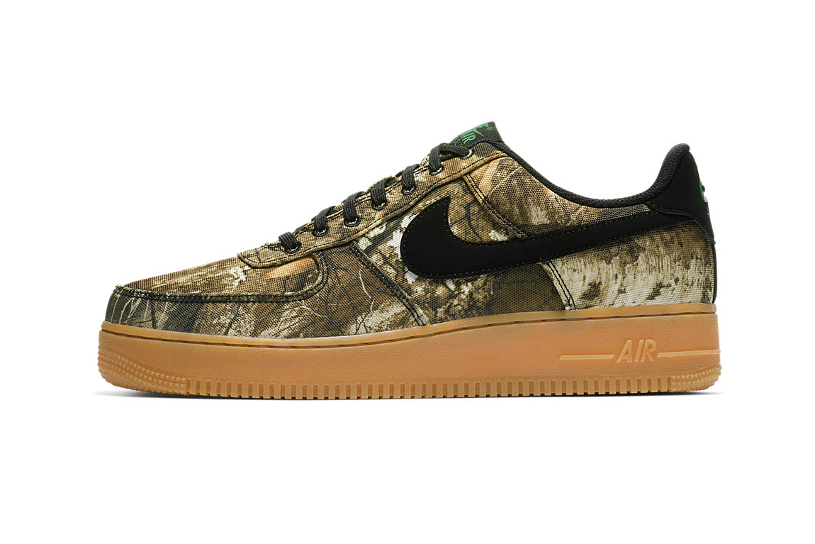 Nike Air Force 1 Realtree Camo Pack Release Date Info Official look White orange brown gum sole Low