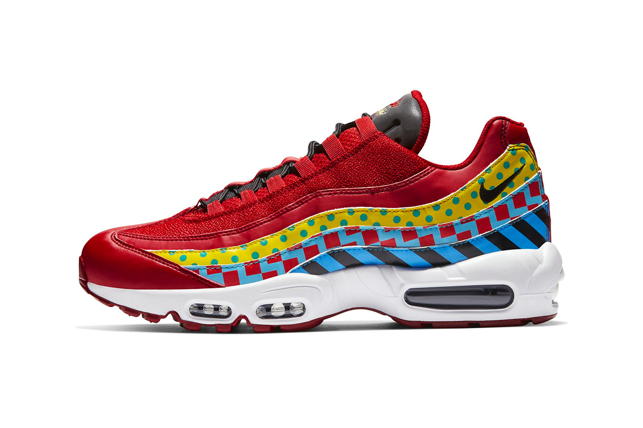 air max yellow blue red
