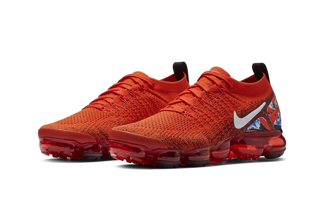 vapormax red and orange