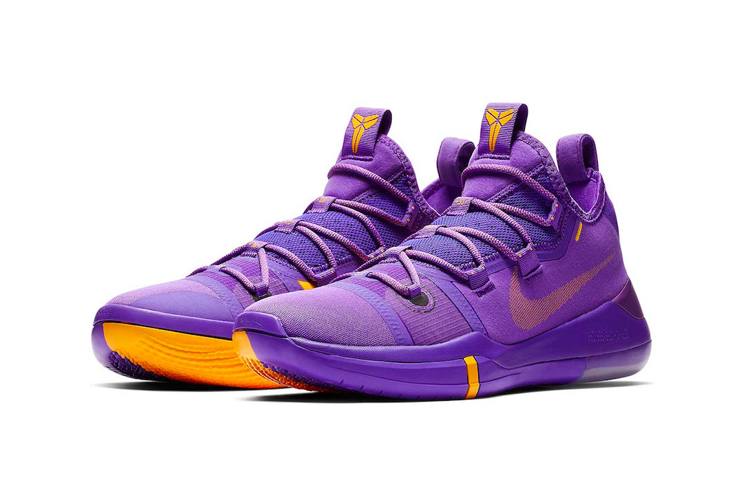 yellow and purple kobe shoes Online 
