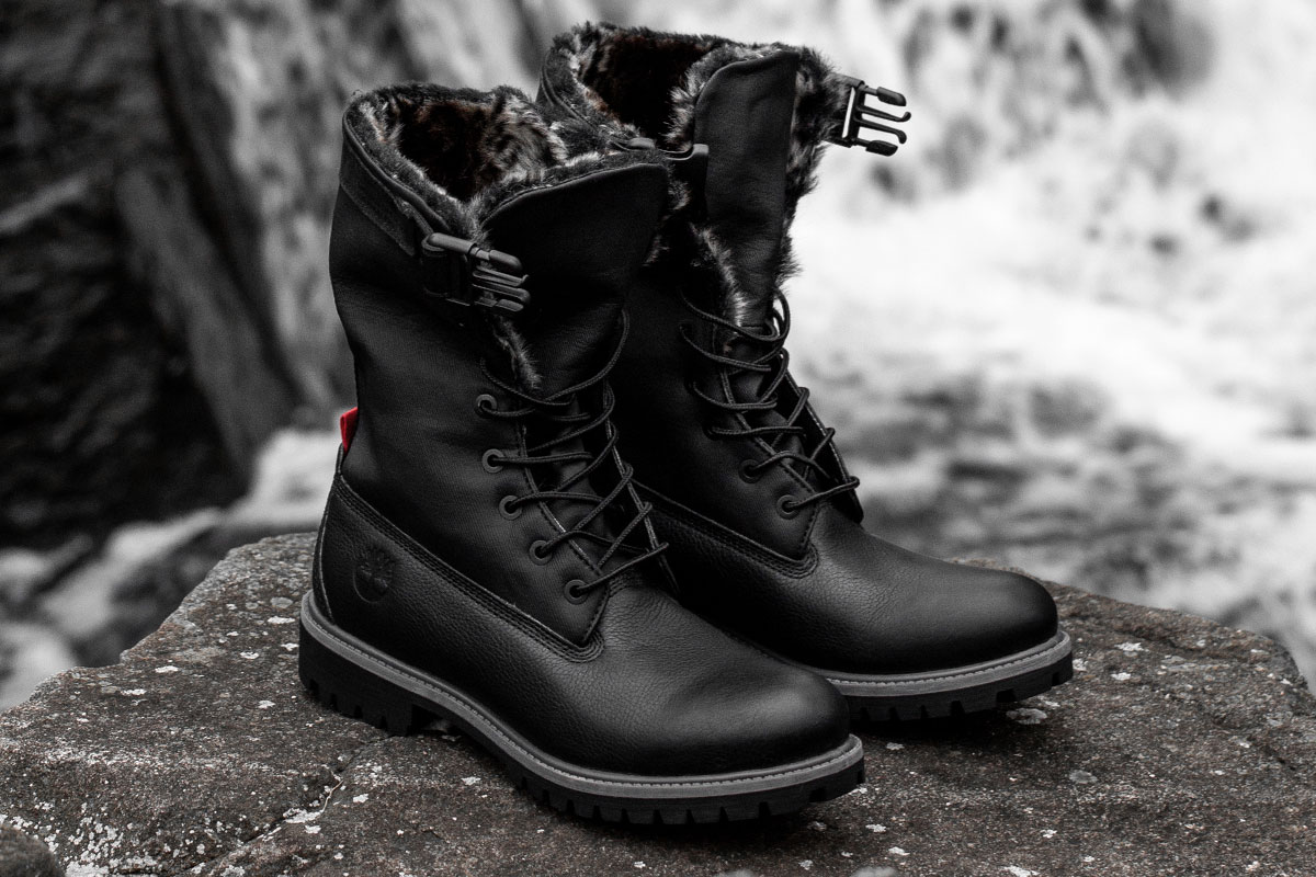 STAMPD x Timberland Gaiter Boot Release Date info price leather boot winter 2018 black lined fur footwear size LAPD