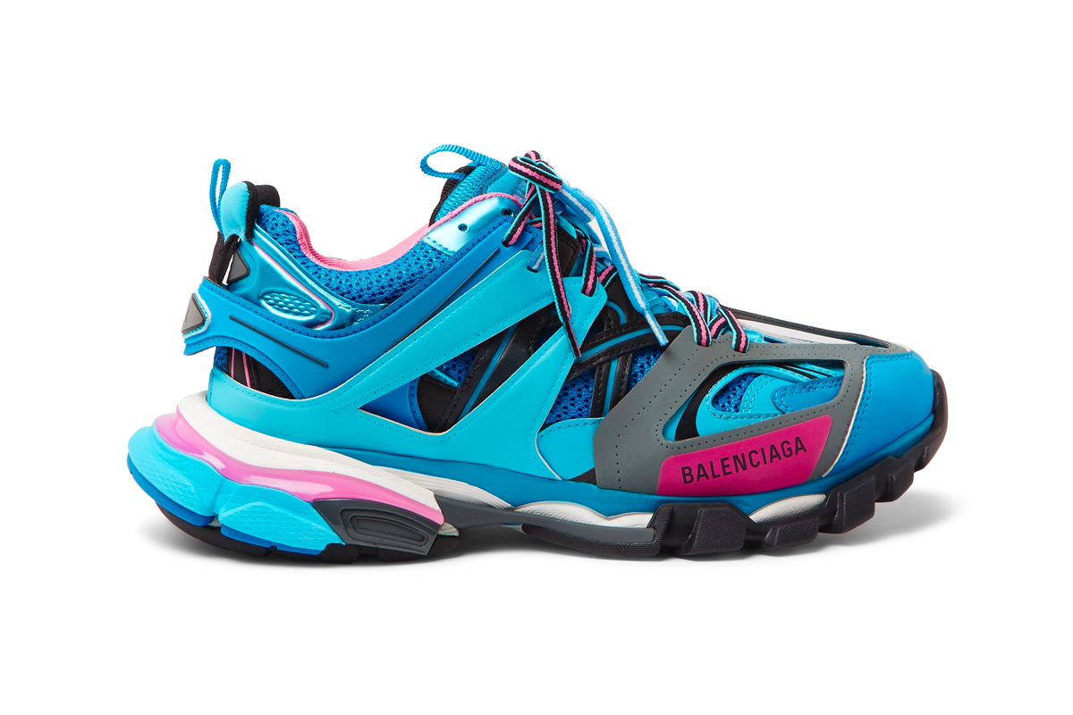 Balenciaga Blue Pink Track Sneaker 