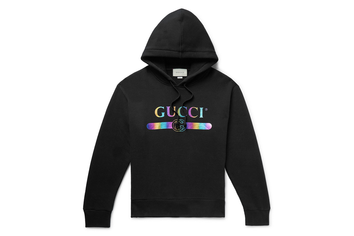 Gucci Holographic Print Hoodie