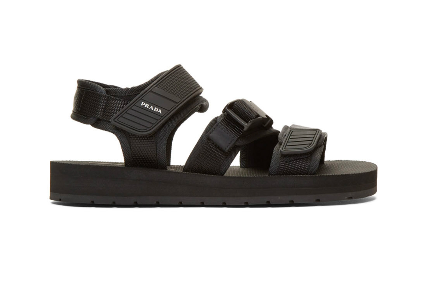 Prada Releases Black Tech Sandals Info fashion suicoke kicks ssense  footwear Italian 