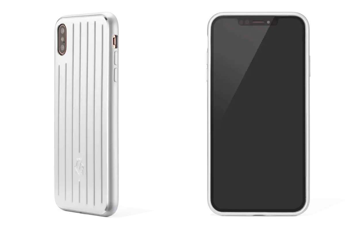 rimowa aluminium groove case for iphone xs