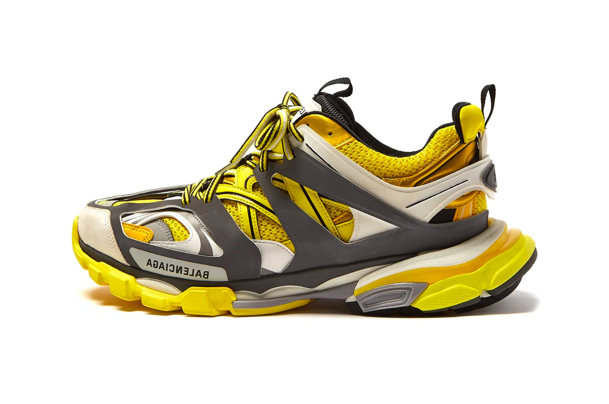 Balenciaga Track Sneakers Bold Yellow Treatment | Hypebeast