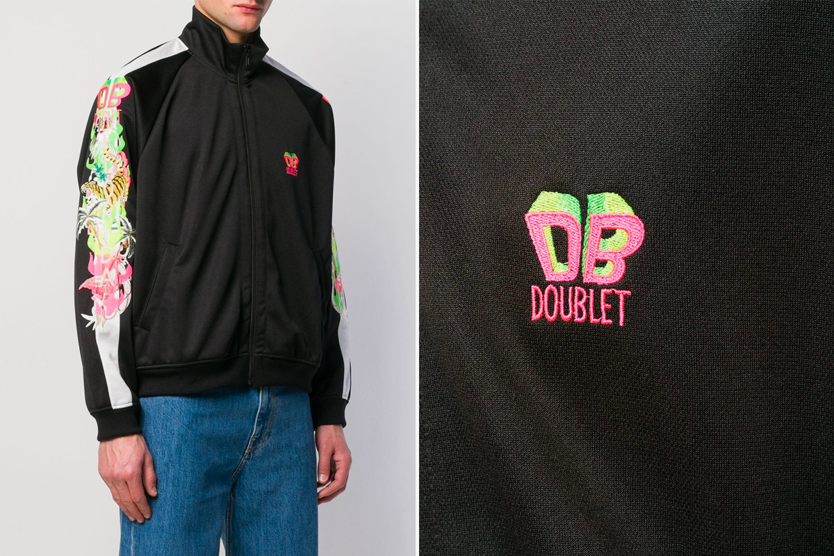 Doublet Black Chaos Embroidery Jacket | Drops | Hypebeast