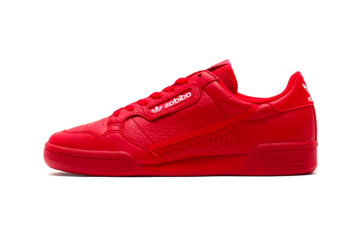 adidas red continental