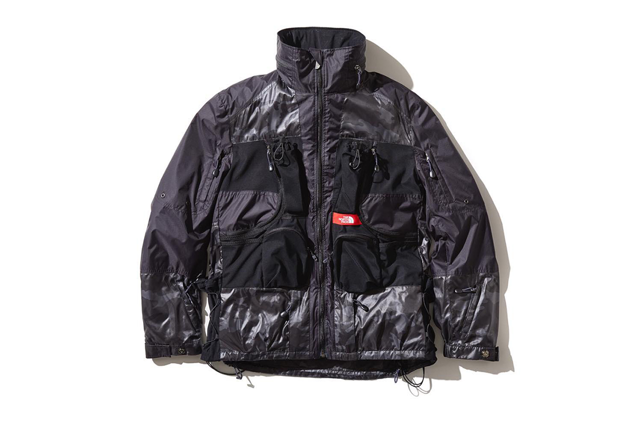 Junya Watanabe x The North Face SS19 Outerwear jacket spring summer 2019 collaboration backpack tr zero hydrena coaches camouflage print pattern design release date info