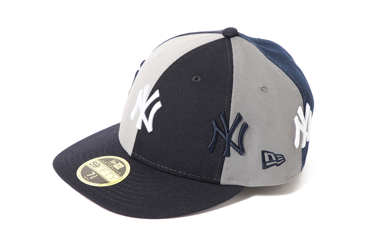 BEAMS new era yankees collab crazy panel hat cap flatbrim branding logo patchwork release date drop buy march 2019