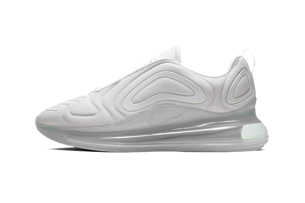 Metallic White Nike Air Max 720 | Drops 