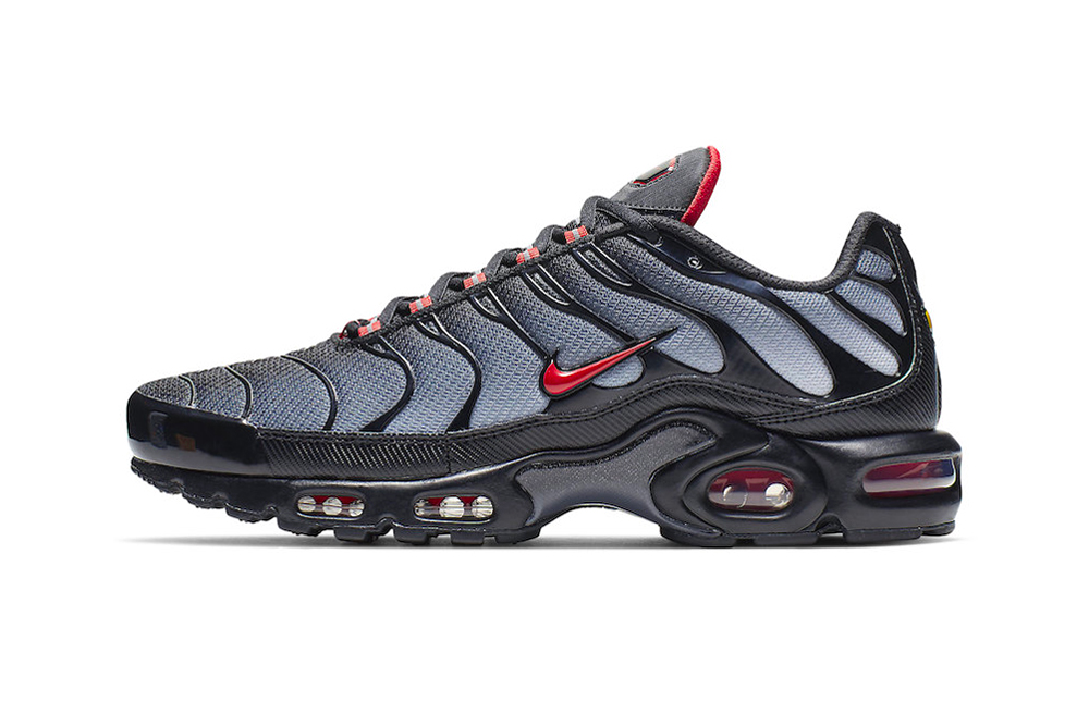 nike tns red and black