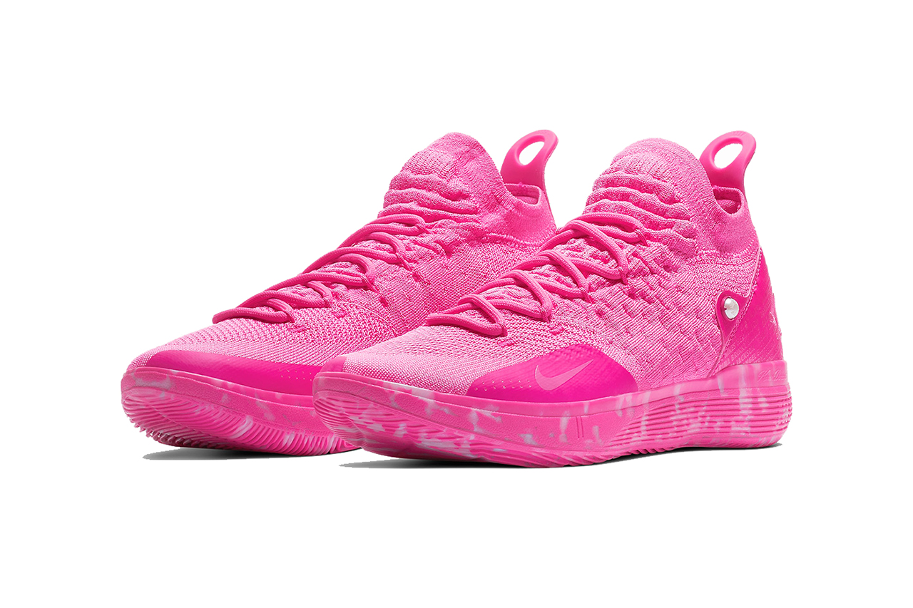 kd 11 shoes pink