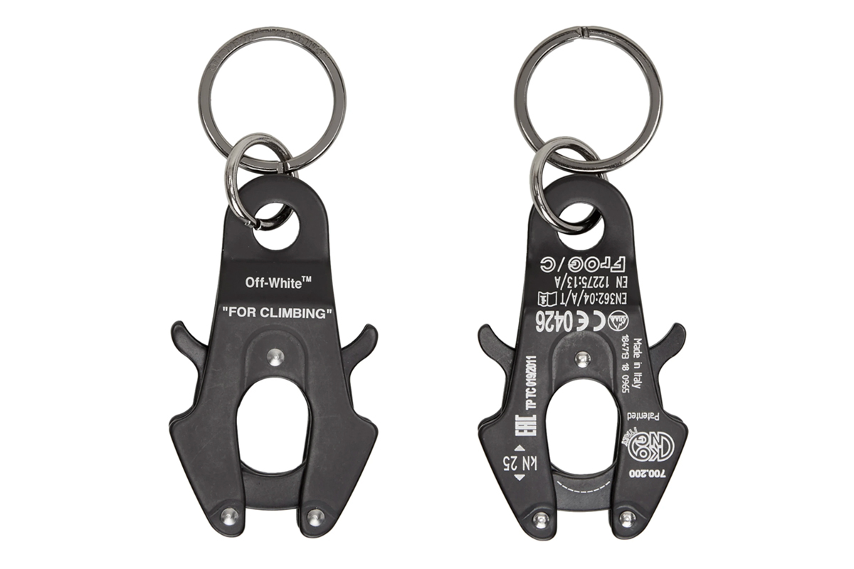 Off-White Blue Industrial Keychain Off-White