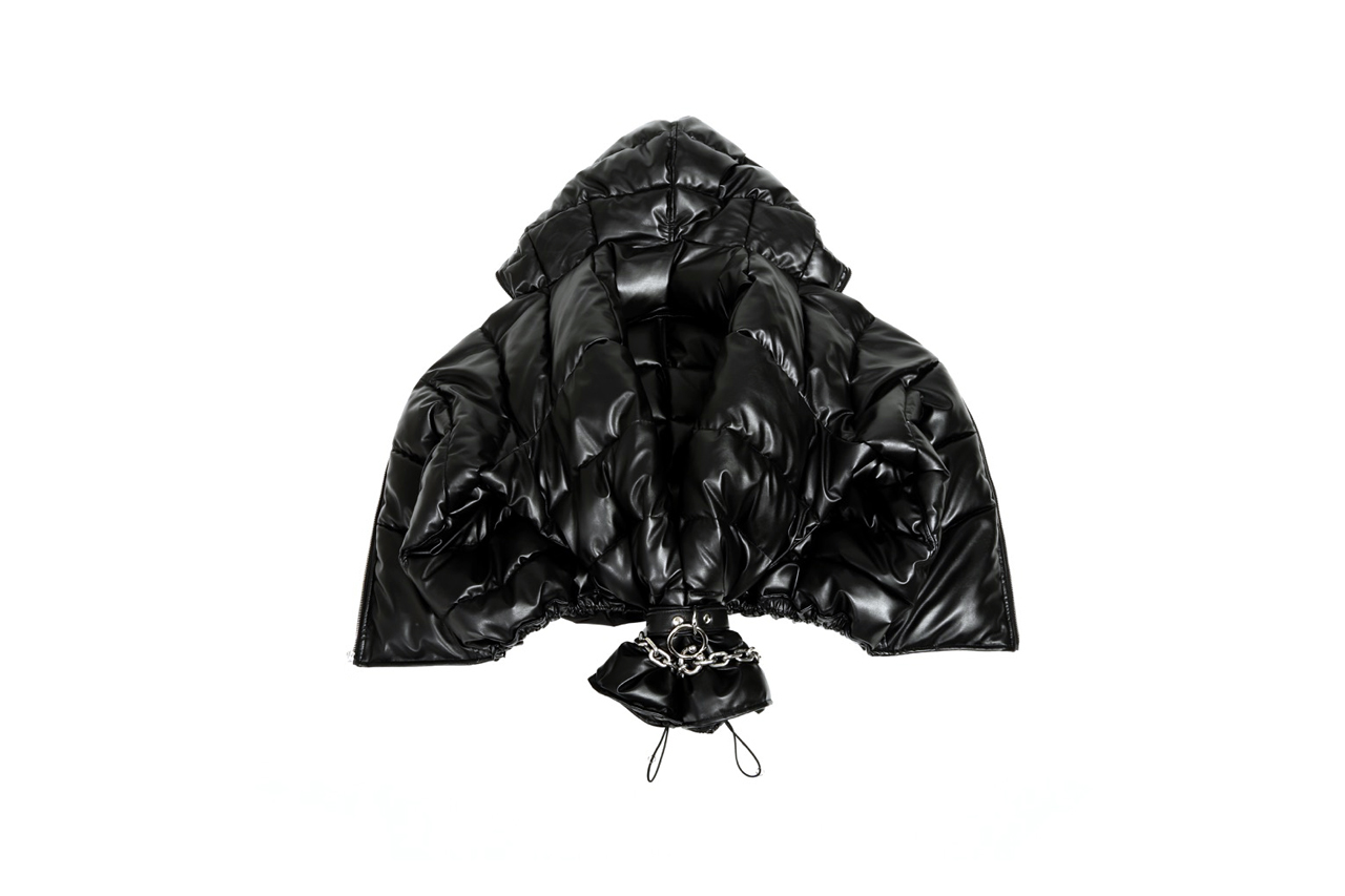 Random Identities Sustainable rubber Duvet Jacket ssense faux leather Release