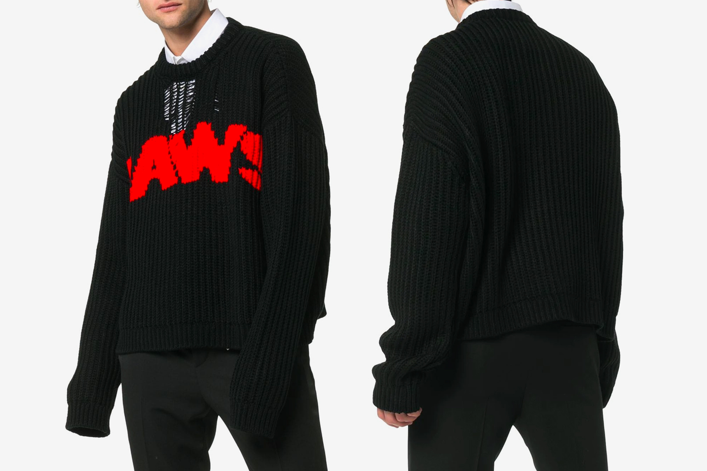 Calvin Klein 205W39NYC 'Jaws' Knitted Sweater | Drops | Hypebeast
