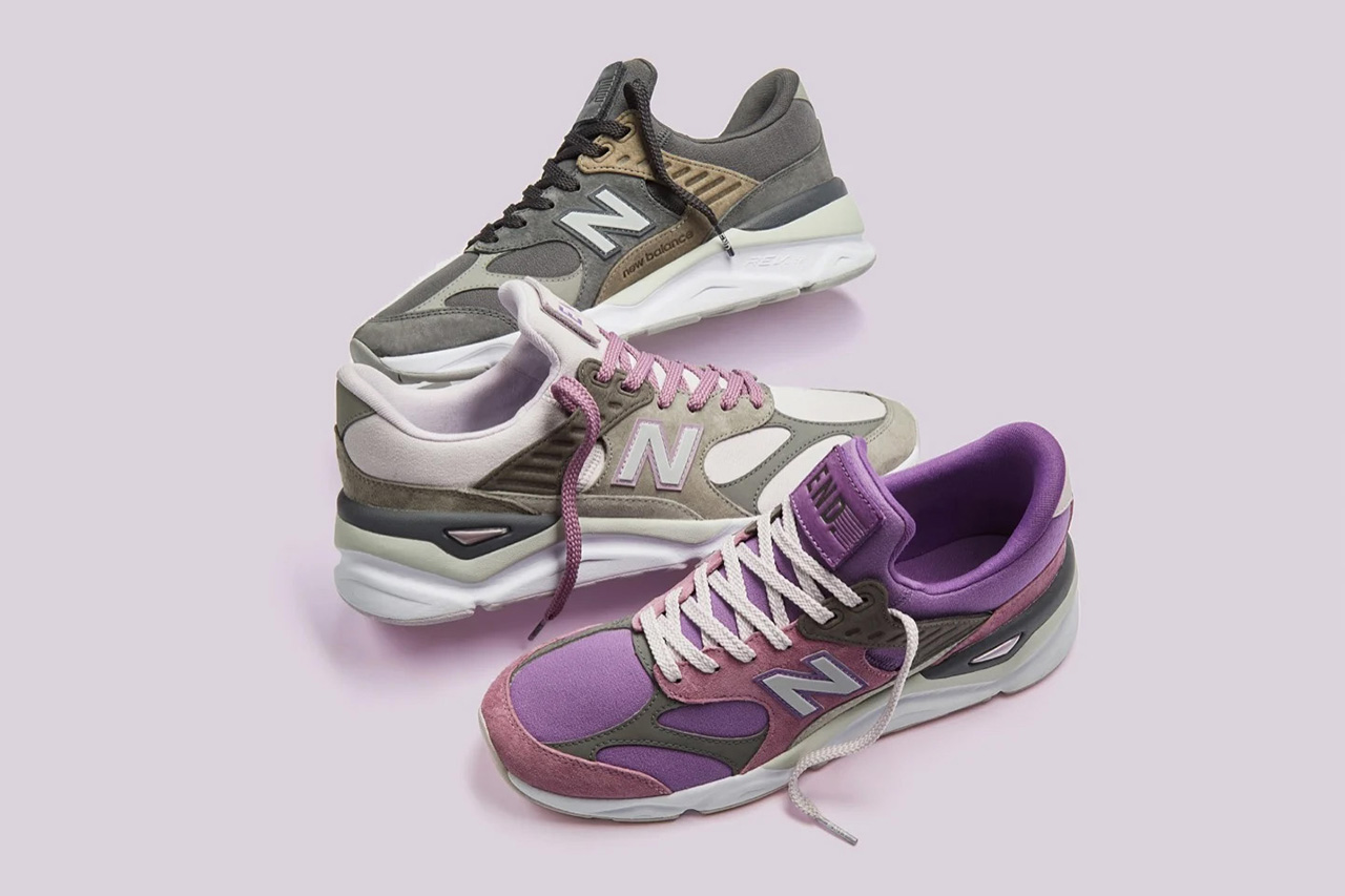 END. Clothing New Balance X-90 Silhouette Sneaker "Purple Haze" Incense lilac grey pink release details date first look buy cop purchase raffle online