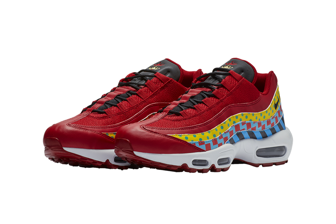 air max 95 red black and white