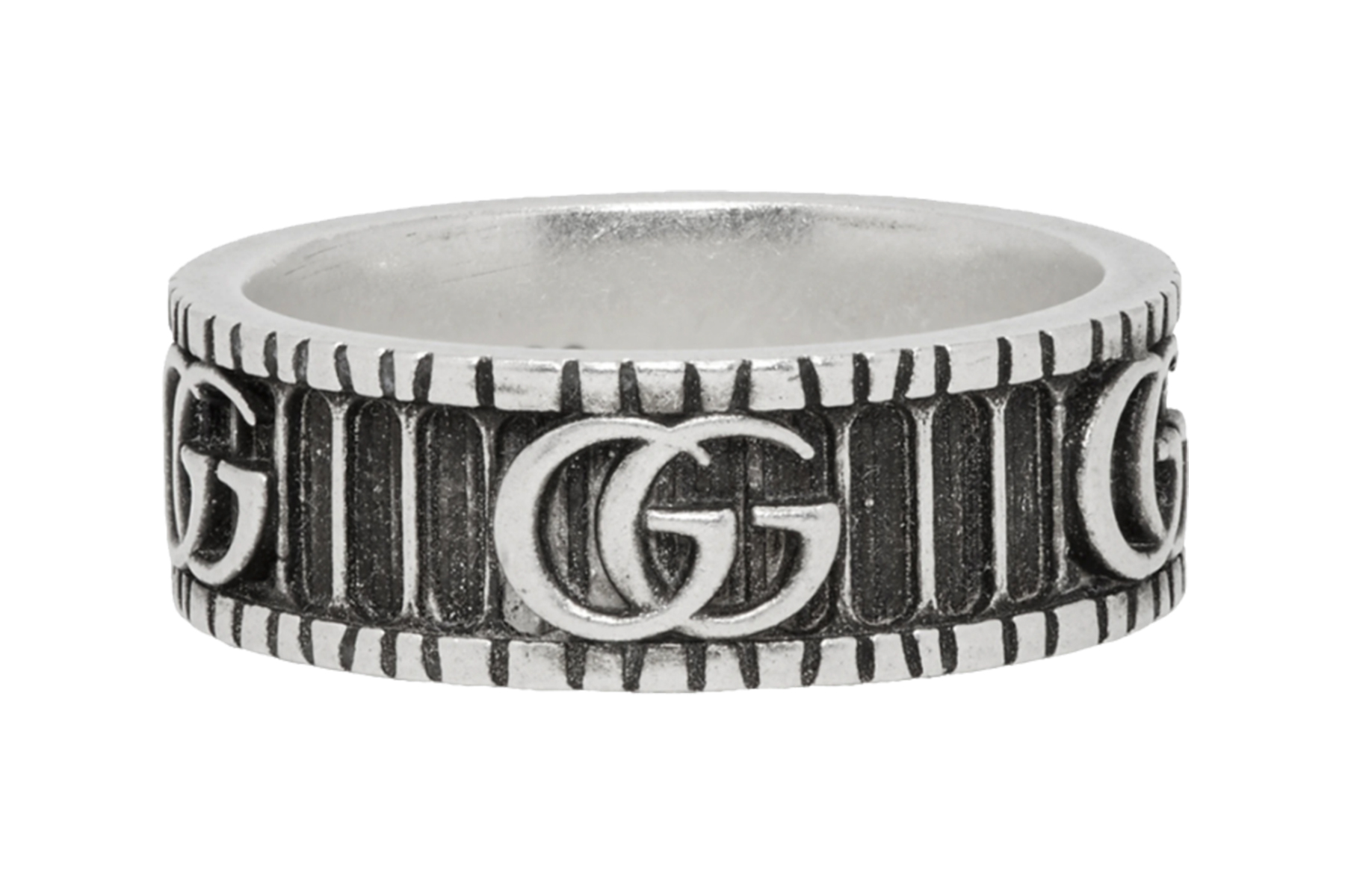 GUCCI Silver GG Ring | Drops | HYPEBEAST