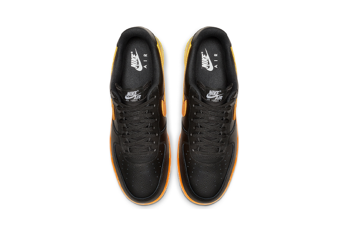Nike Air Force 1 Low 07 LV 8 Black Orange Peel CJ0524-001 Men's Size 9
