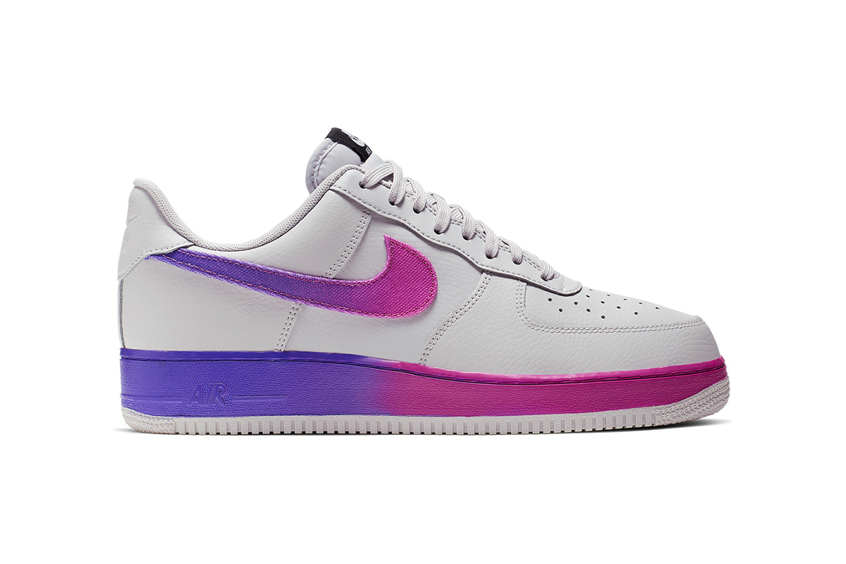 air force 1 purple yellow