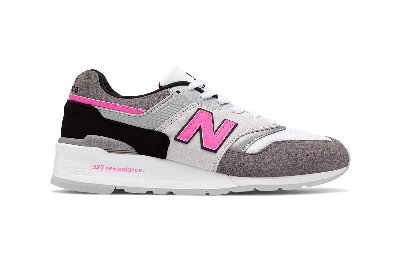 New Balance M997 LBK Grey/Pink Made in USA Release | HYPEBEAST