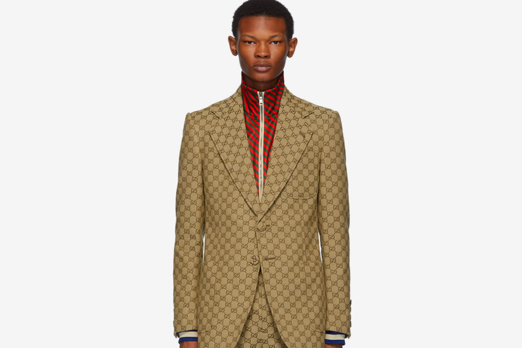 Gucci Suit with GG monogram, Men's Clothing